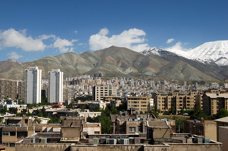 Современный город Тегеран